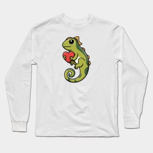 Valentine’s Day with reptile Long Sleeve T-Shirt